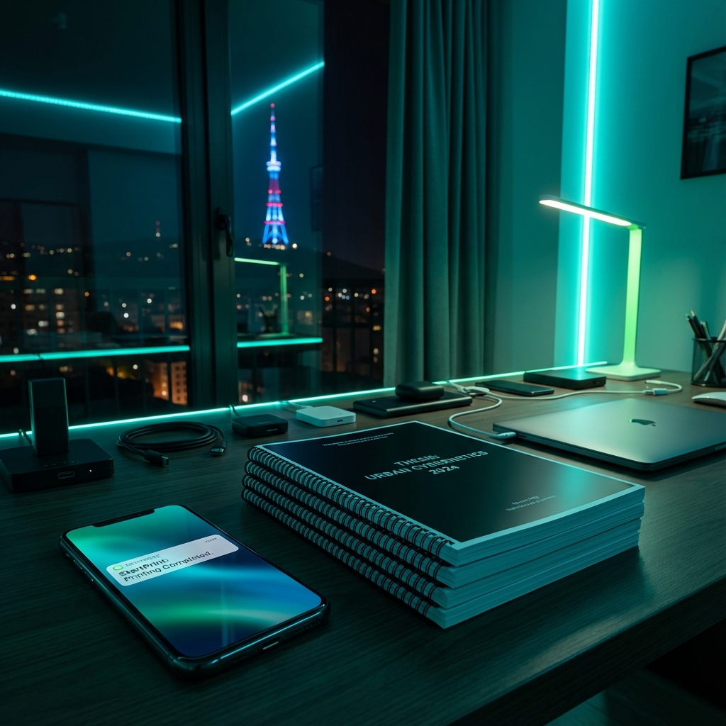 Student printing thesis in Tbilisi